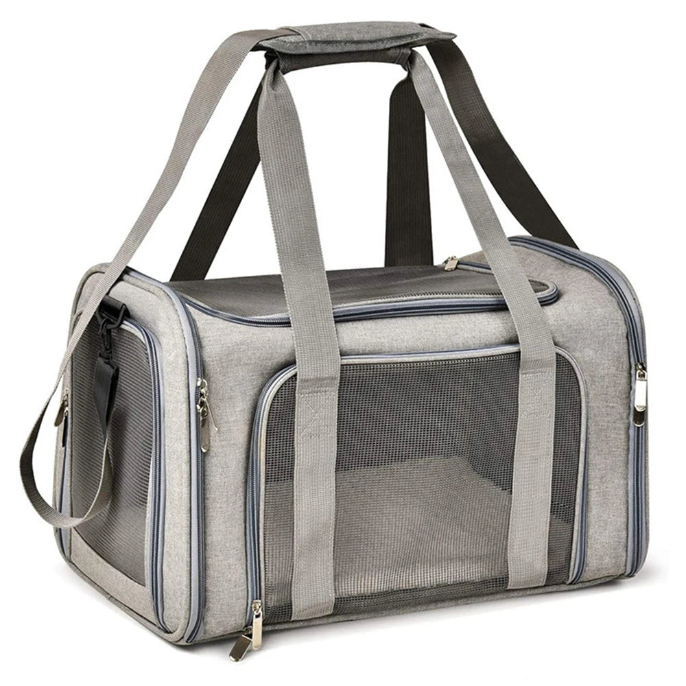 Transportín plegable para perro y gato RumboPata