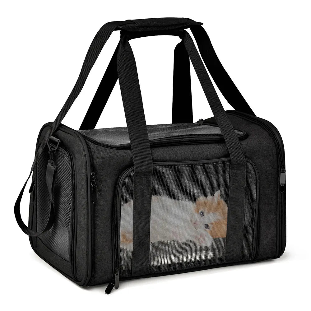 Transportín de viaje reforzado para mascotas RumboPata