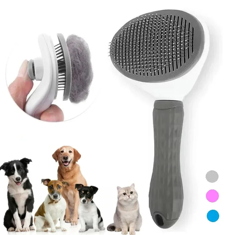 Cepillo autolimpiable para perros y gatos RumboPata