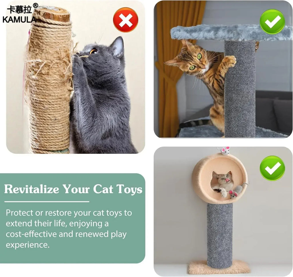 Alfombrilla rascadora adhesiva para gatos RumboPata