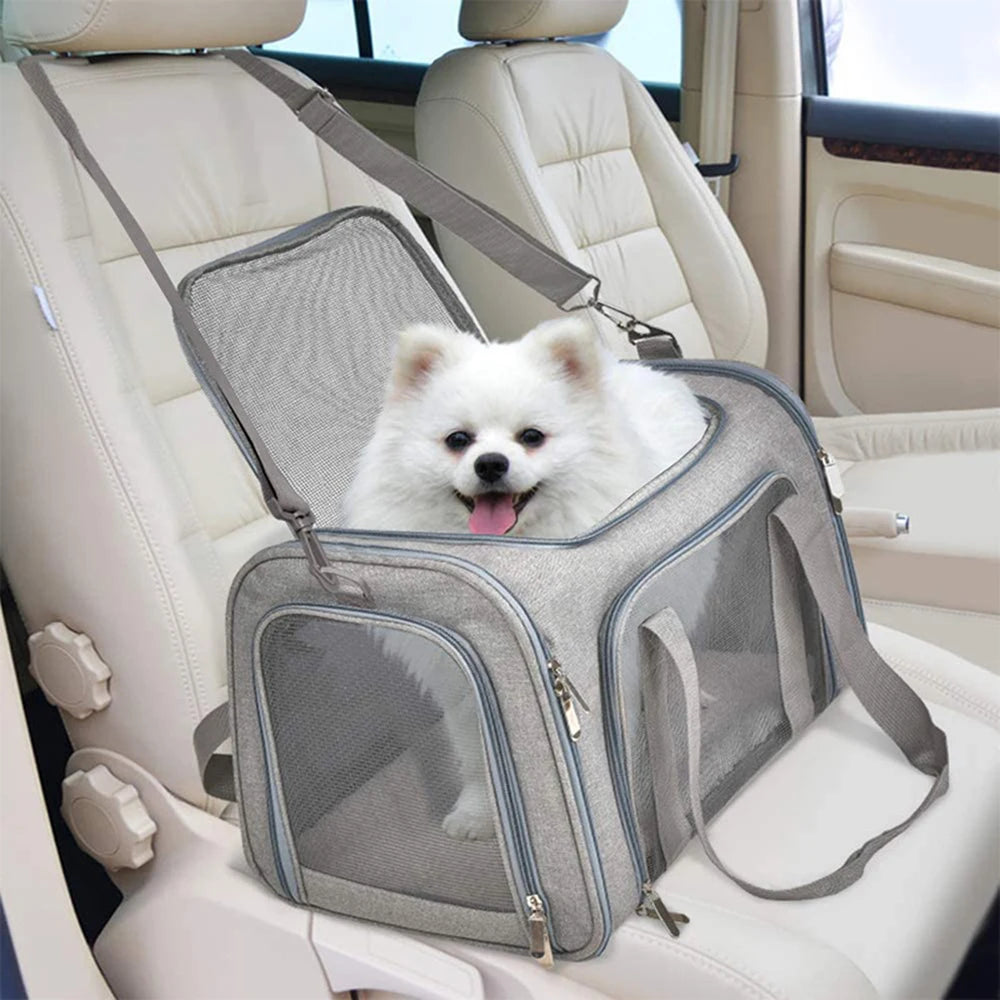 Transportín plegable para perro y gato RumboPata