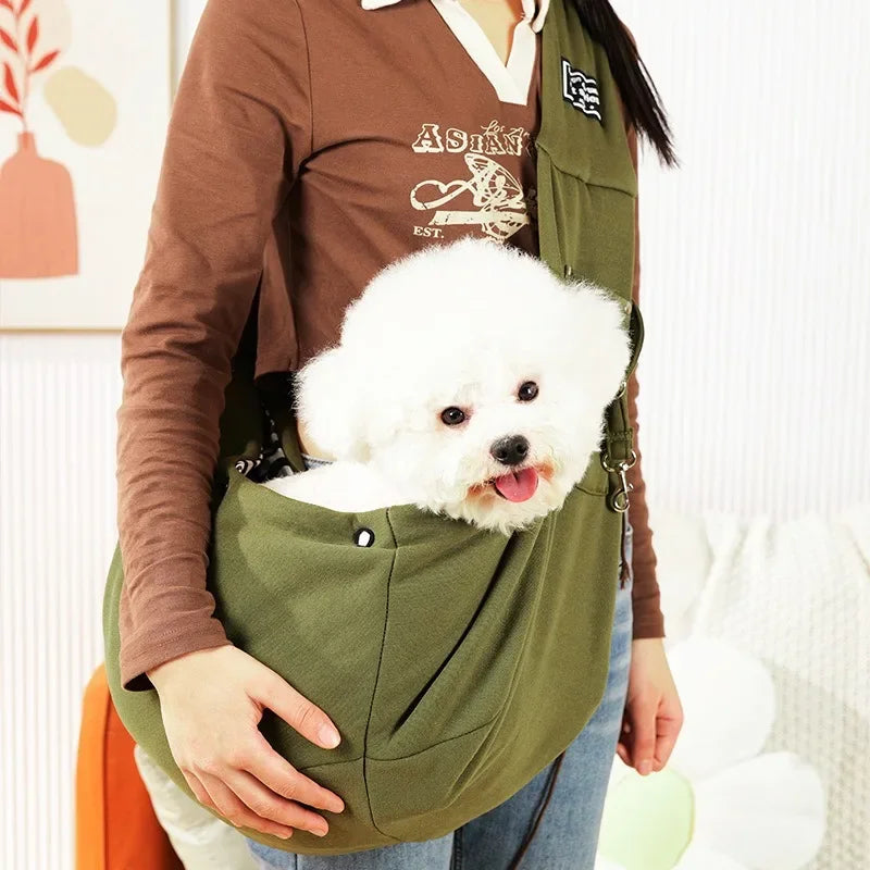 Bolsa bandolera para mascota RumboPata