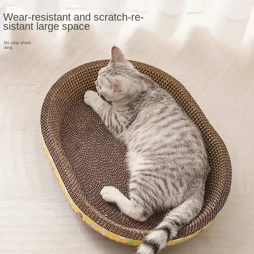 Cama rascadora de cartón para gatos RumboPata